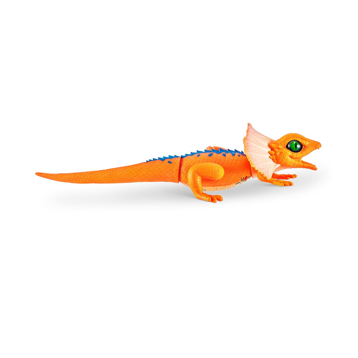 Інтерактивна іграшка Robo Alive плащеносна ящірка, зі світловим ефектом, помаранчевий (7149-2) - фото 3