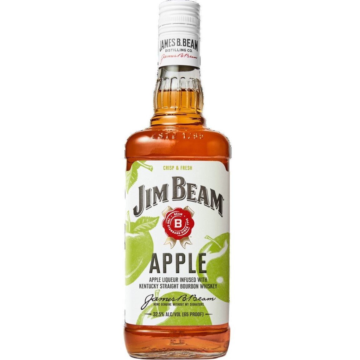 Ликер Jim Beam Apple 32.5% 1 л (873716) - фото 1