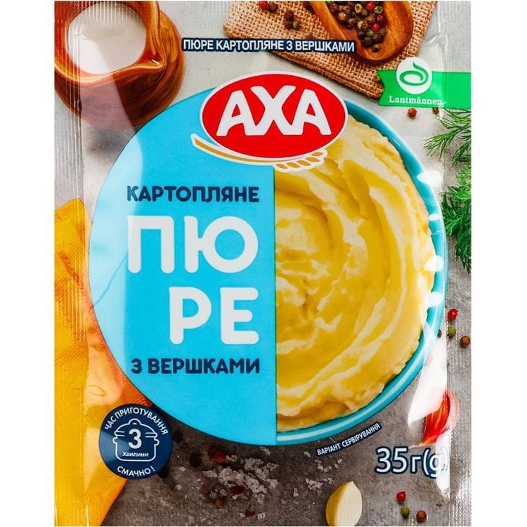 Пюре швидкого приготування AXA Картопляне з вершками 35 г (922869) - фото 1