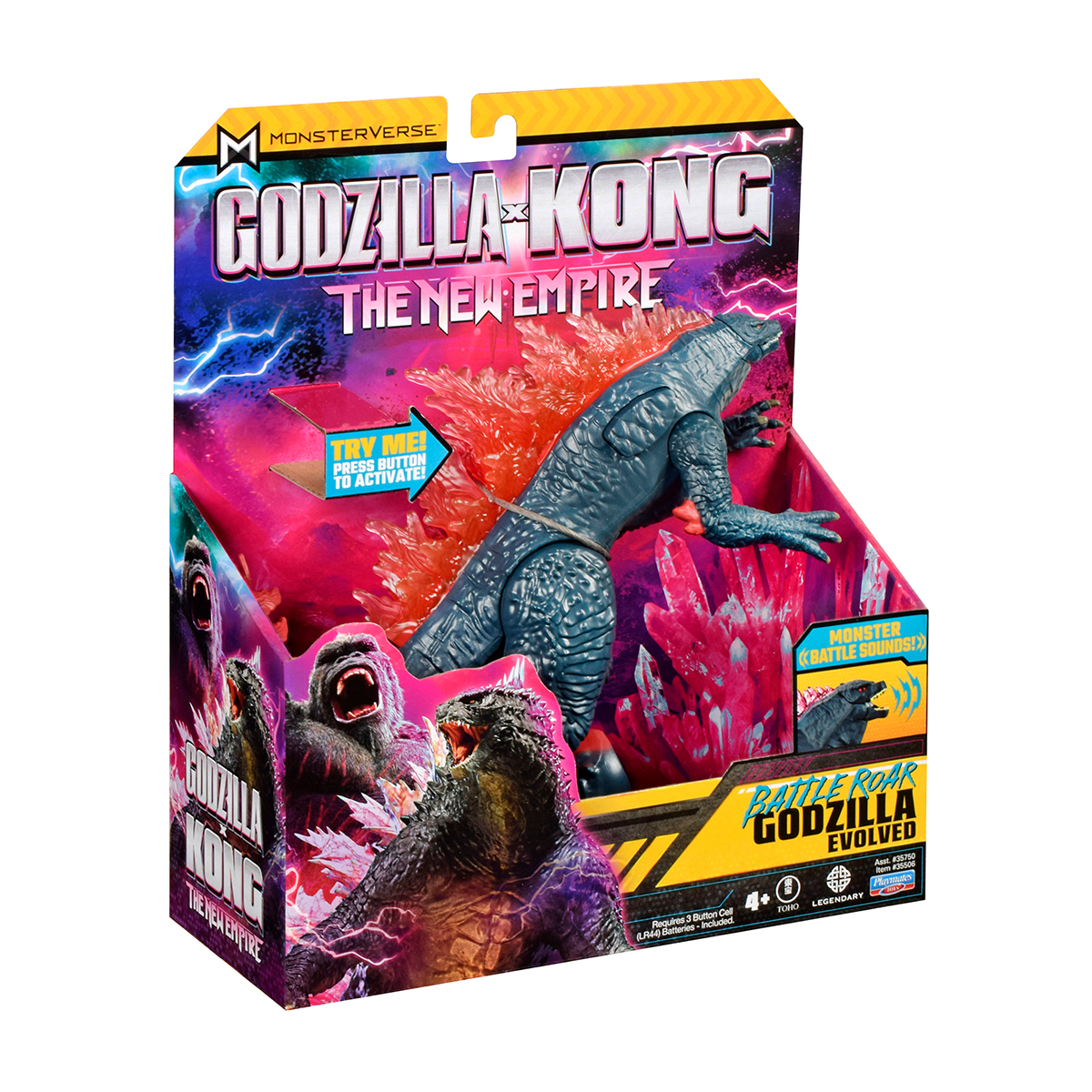 Ігрова фігурка Godzilla vs Kong Ґодзілла готова до бою зі звуком 18 см (35506) - фото 5