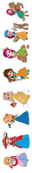 Первые раскраски малыша Книжковий хмарочос Наклей и раскрась Принцессы - фото 3