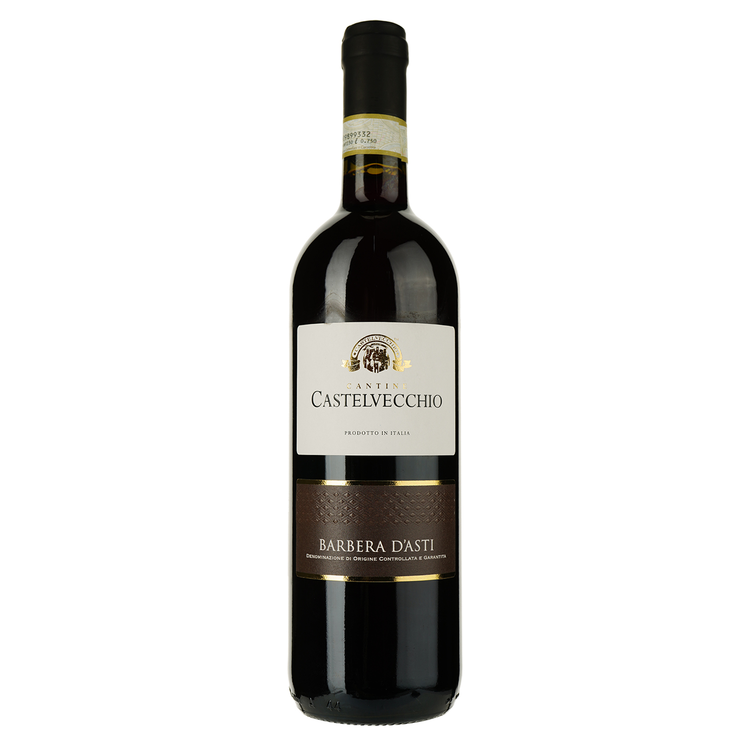 Вино Castelvecchio Barbera D'Asti DOCG червоне сухе 0.75 л - фото 1