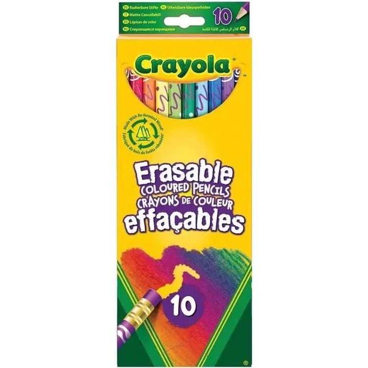 Фото - Олівці Crayola Набір олівців з ластиками , 10 шт.  (256247.024)