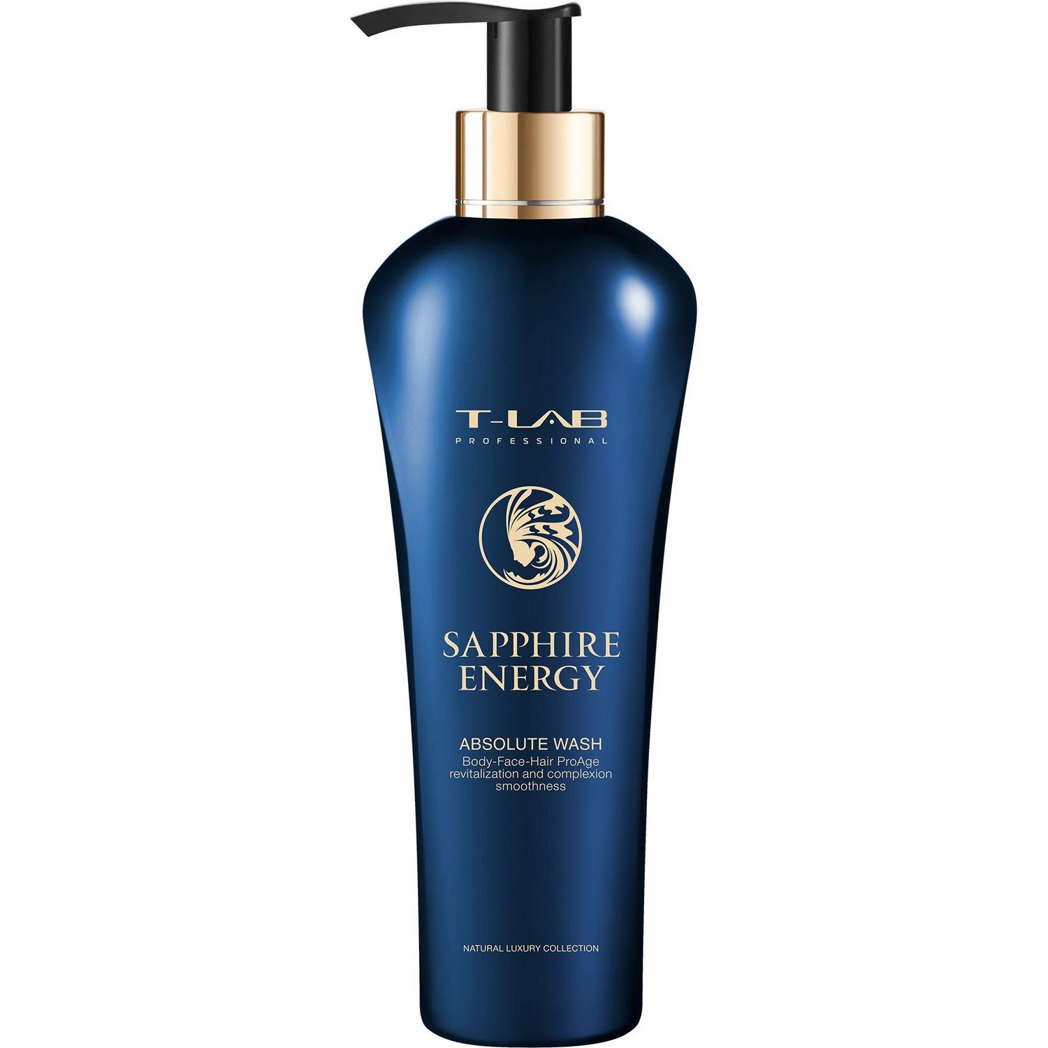 Шампунь-гель T-LAB Professional Sapphire Energy Absolute Wash для сили волосся та шкіри, анти-ейдж ефект, 300 мл - фото 1
