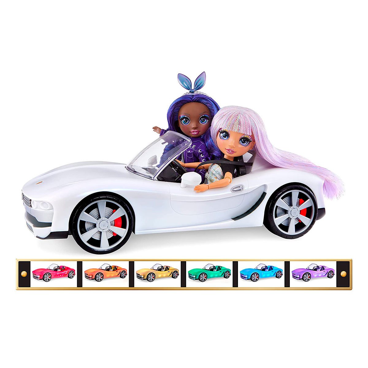 Автомобіль для ляльки Rainbow High Різнокольорове сяйво (574316) - фото 7