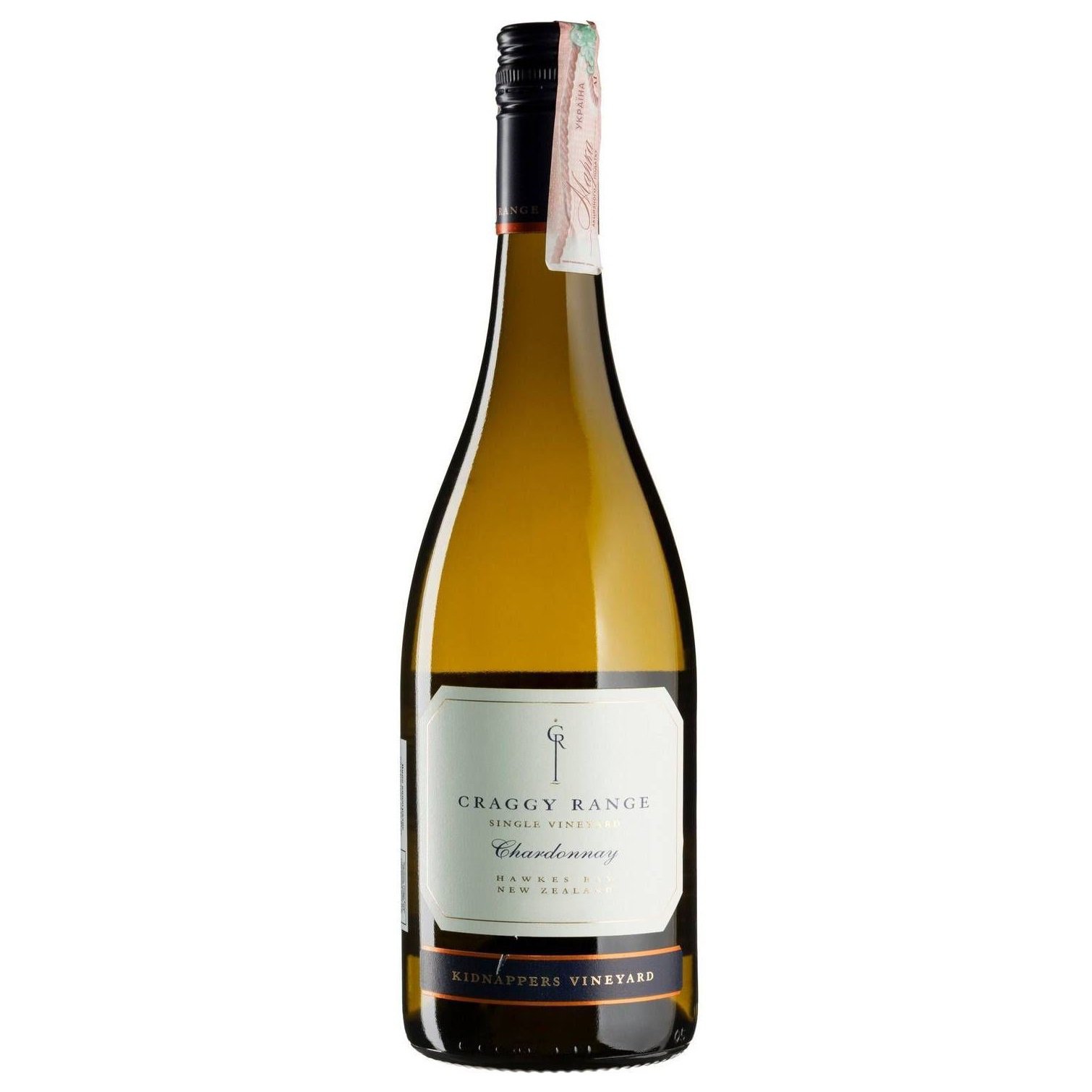 Вино Craggy Range Kidnappers Chardonnay, белое, сухое, 0,75 л - фото 1