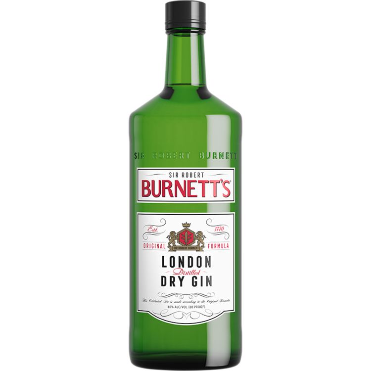 Джин Heaven Hill Distilleries Burnett's London Dry Gin, 40%, 0,75 л - фото 1