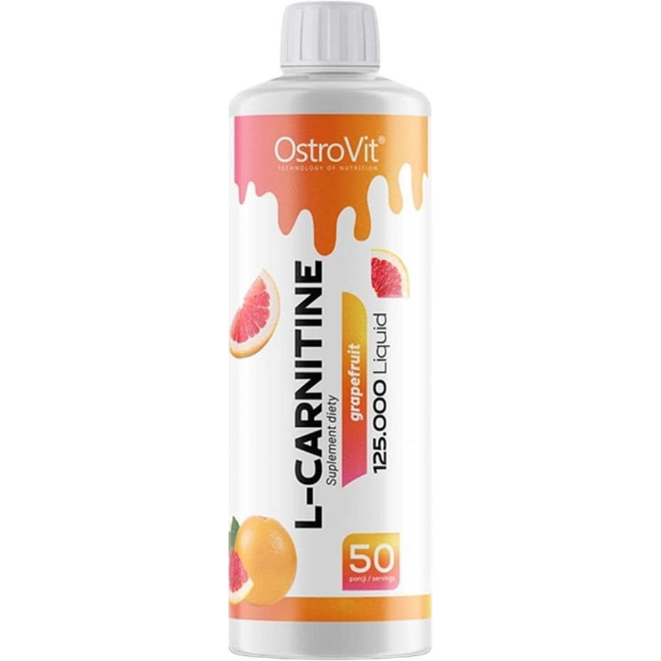 Карнітин OstroVit L-Carnitine Base 125.000 liquid Грейпфрут 500 мл - фото 1