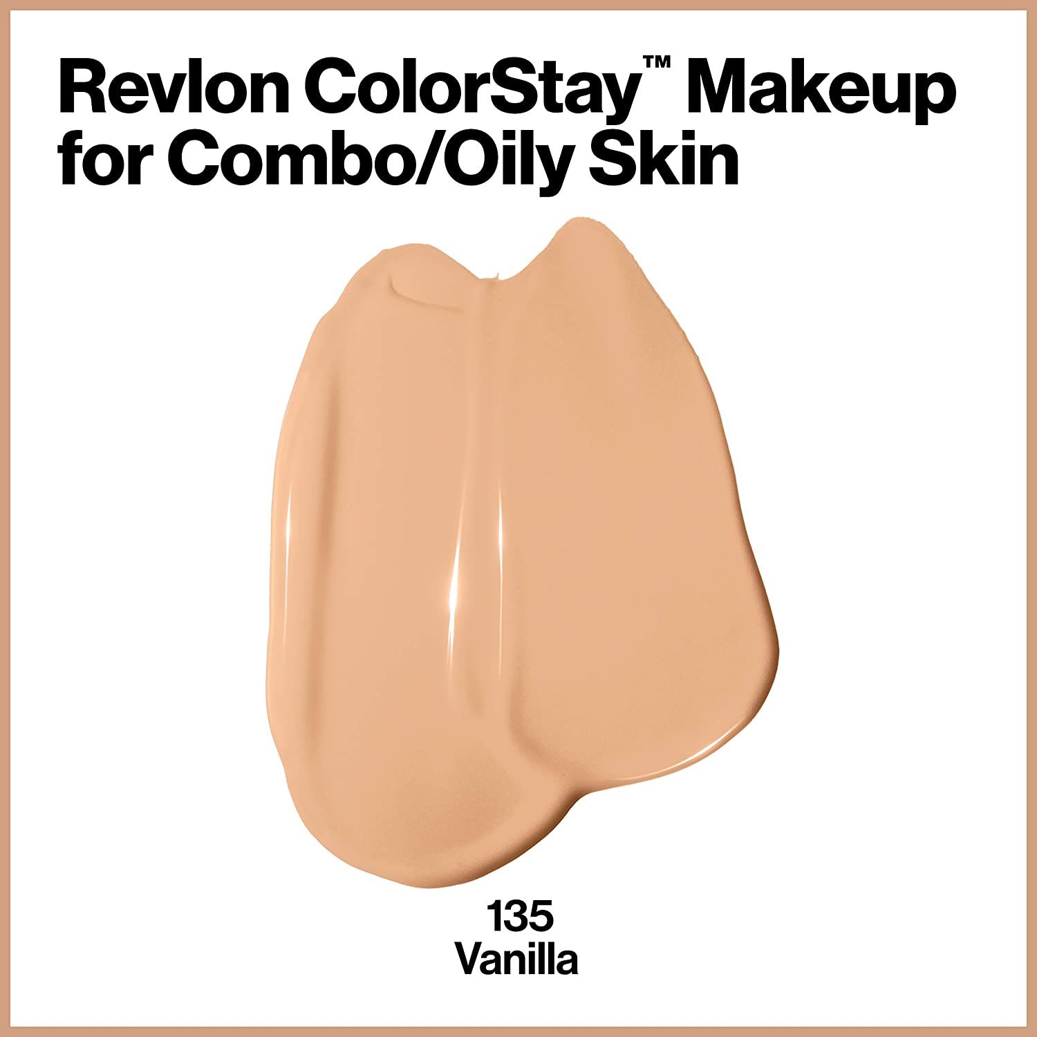 Тональний крем для комбінованої та жирної шкіри обличчя Revlon Colorstay Makeup Combination and Oily Skin, відтінок 135 (Vanilla), 30 мл (494923) - фото 2