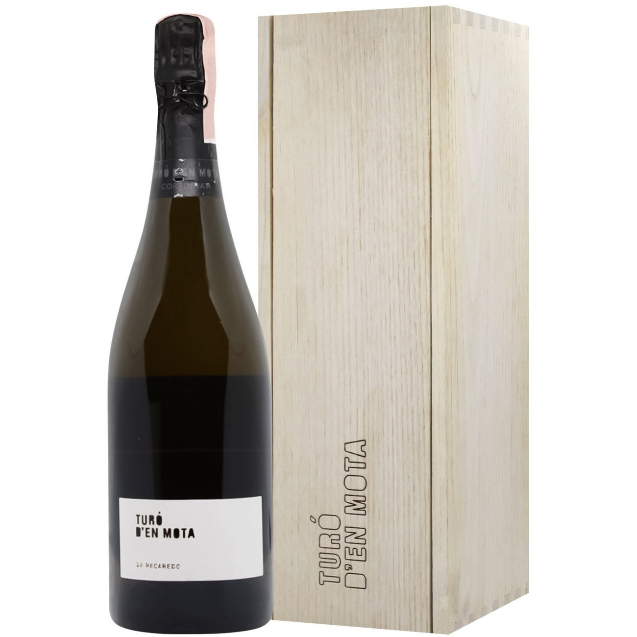 Вино ігристе Recaredo Turo d'En Mota 2008, біле, брют натюр, в подарунковій упаковці, 0,75 л - фото 1
