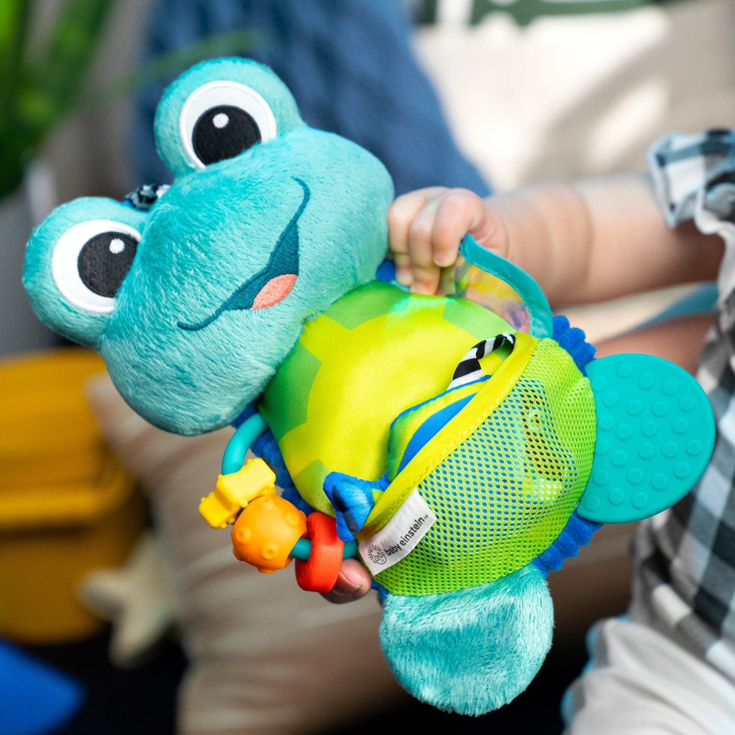Игрушка-подвеска развивающая Baby Einstein Neptunes Sensory Sidekick Activity Plush Toy (13156) - фото 3