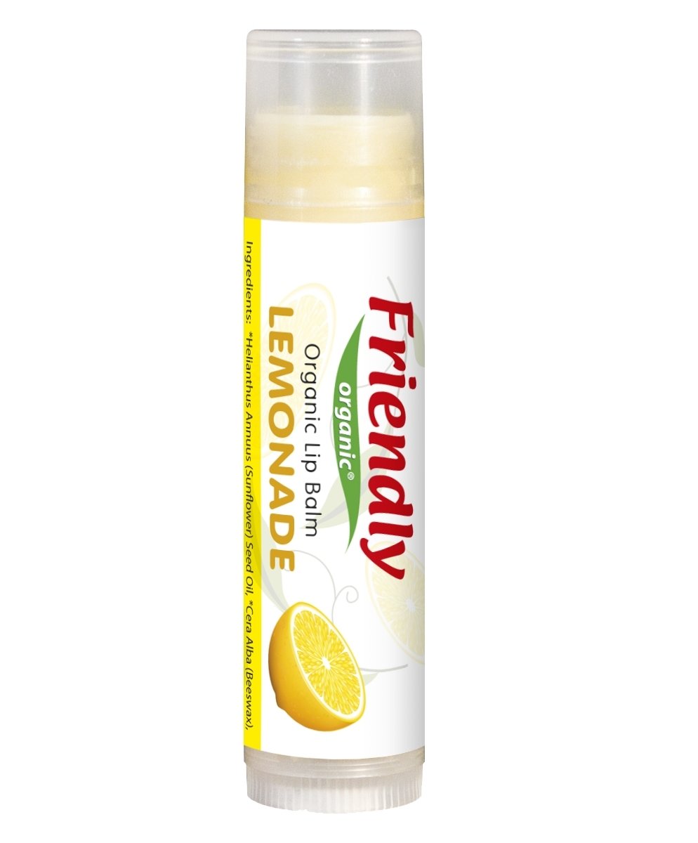 Органічний бальзам для губ Friendly Organic Лимонад, 4.25 г - фото 1