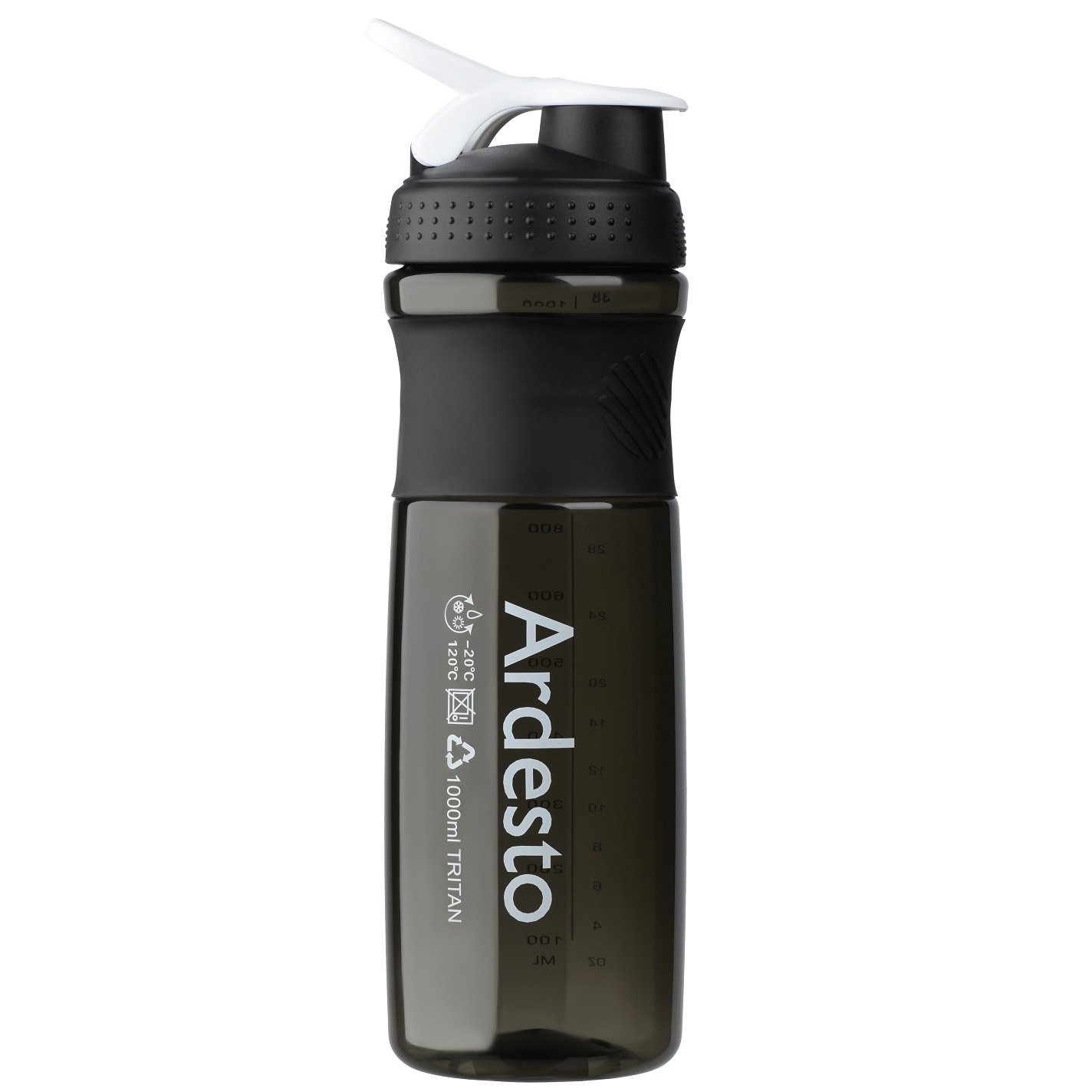 Бутылка для воды Ardesto Smart Bottle, 1 л, черный (AR2204TB) - фото 1