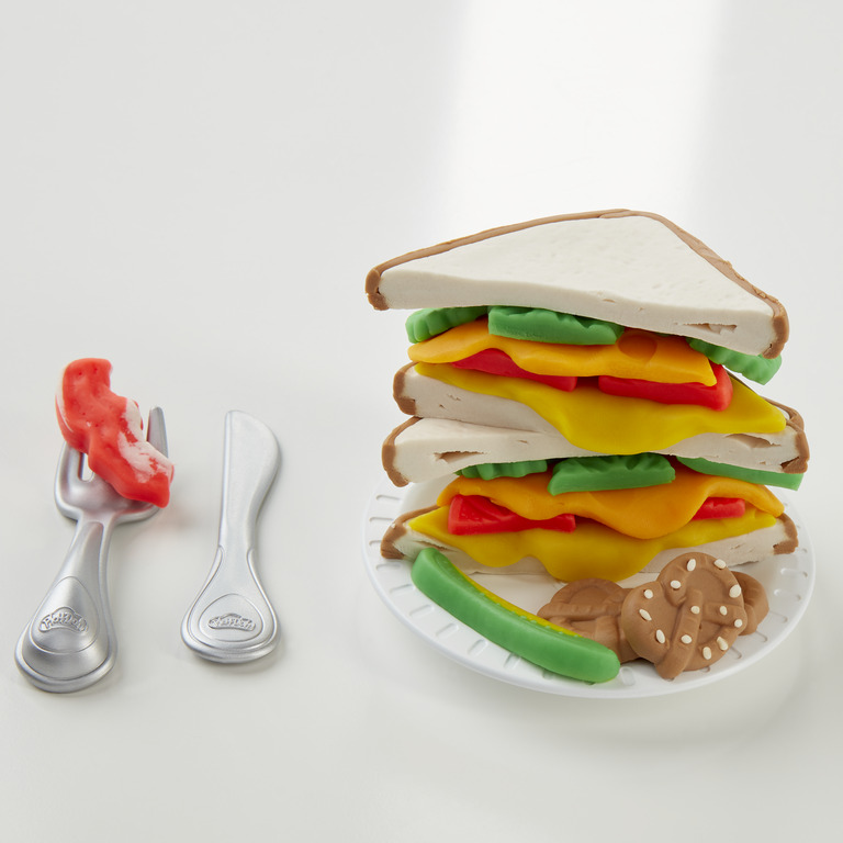 Игровой набор Hasbro Play-Doh Сырный сэндвич (E7623) - фото 9