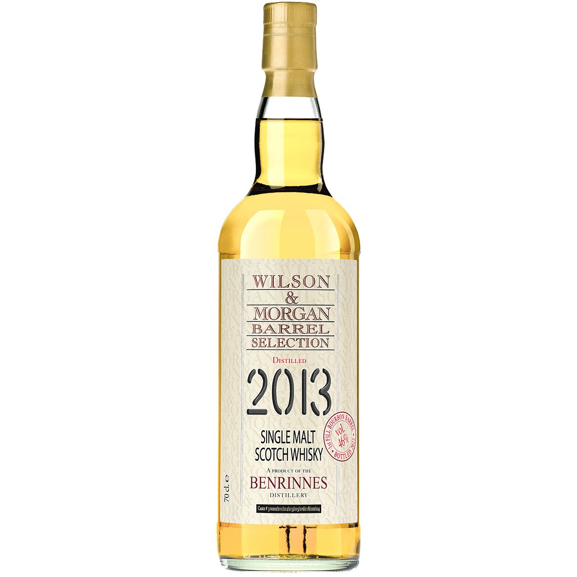Виски Wilson & Morgan Benrinnes Single Malt Scotch Whisky 46% 0.7 л - фото 1