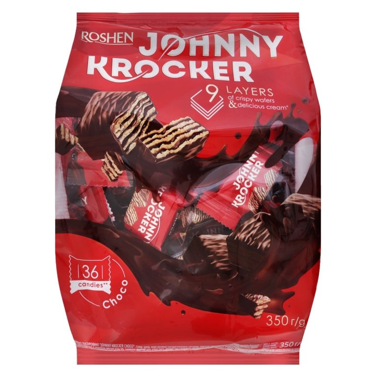 Цукерки Roshen Johnny Krocker Choco, 350 г (887124) - фото 1