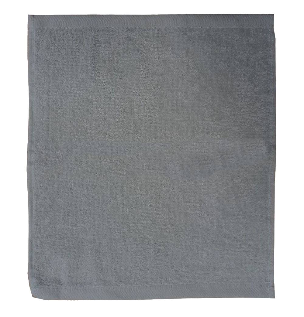 Салфетка махровая Saffran, 400 г/м2, 30х30 см, серый (УЗС000003922) - фото 1