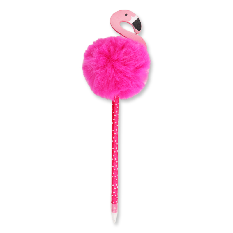 Ручка шариковая Offtop А Фламинго, розовый (833776) - фото 1