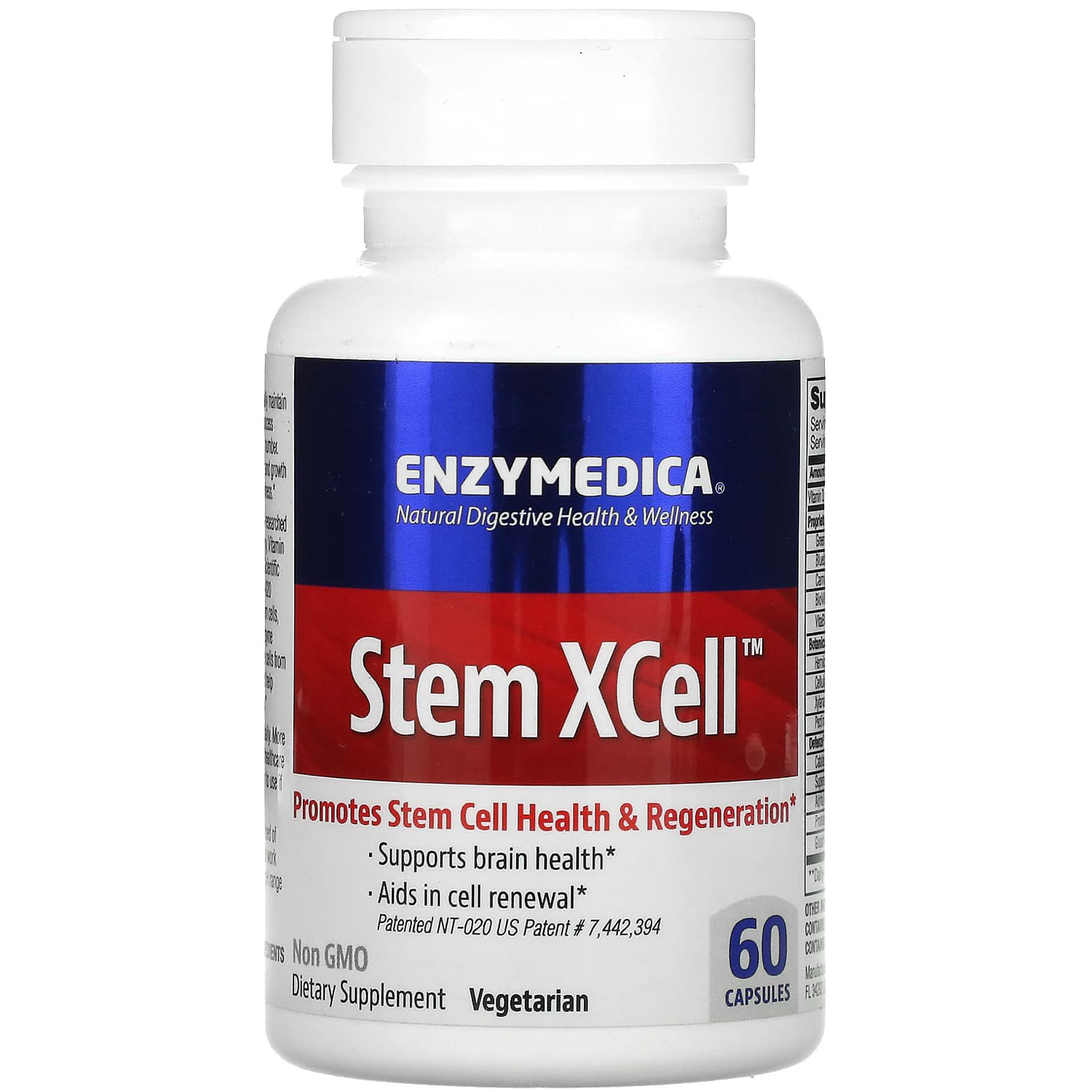 Ферменты для работы мозга Enzymedica Stem XCell 60 капсул - фото 1