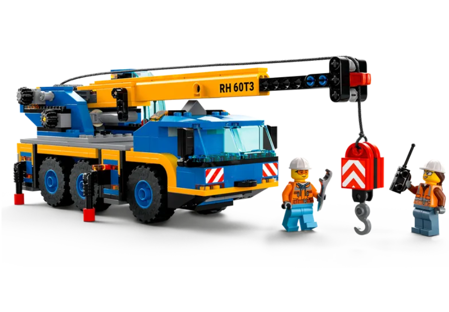 Конструктор LEGO City Мобильный кран, 340 деталей (60324) - фото 6