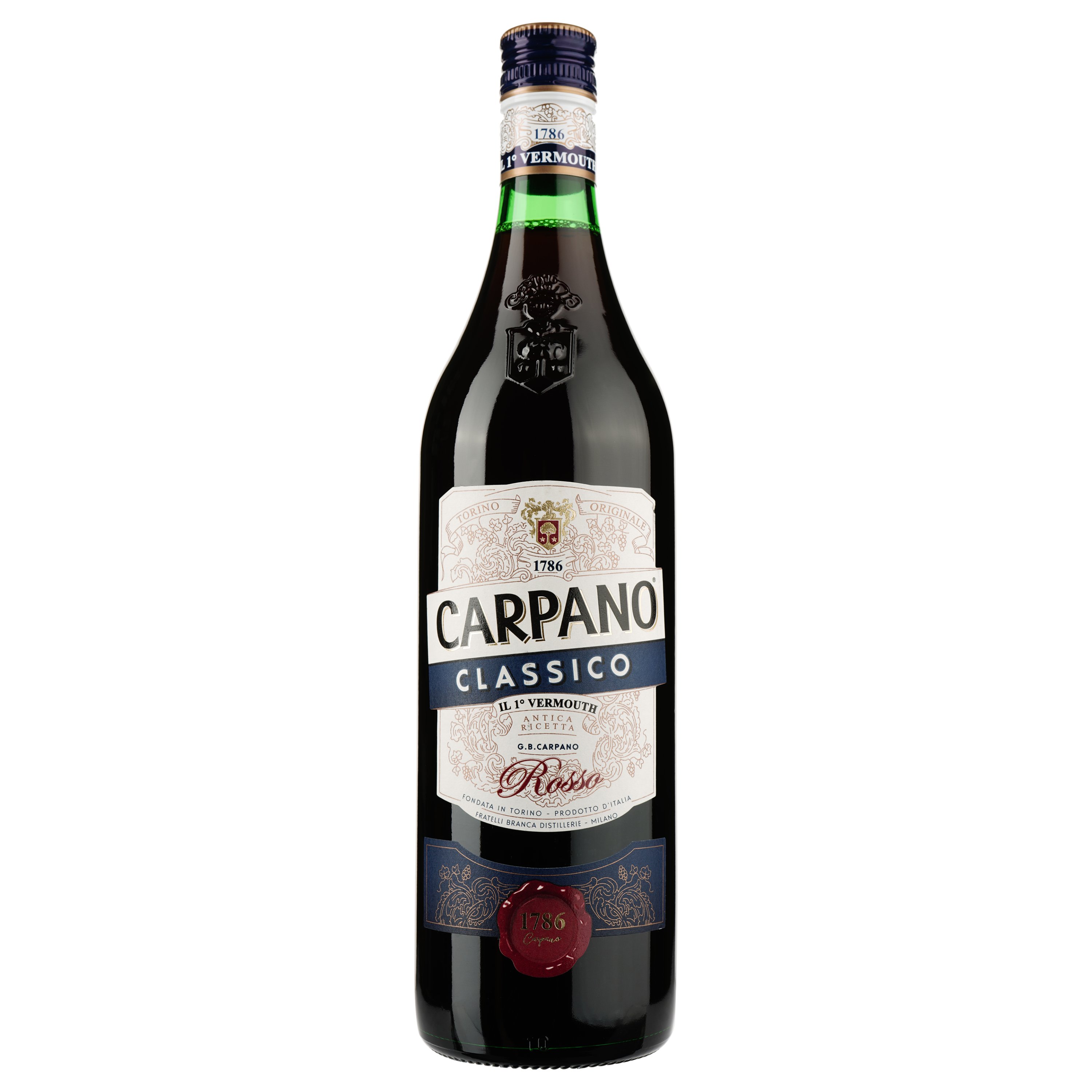 Вермут Carpano Classico, червоний, солодкий, 16%, 1 л (847746) - фото 1