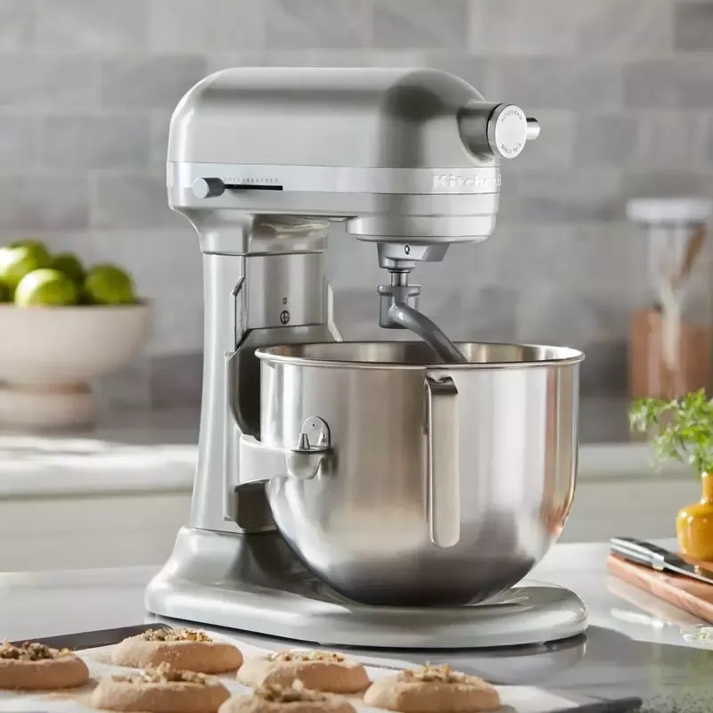 Планетарний міксер KitchenAid Heavy Duty з підйомною чашею 6.6 л сріблястий (5KSM70JPXECU) - фото 12