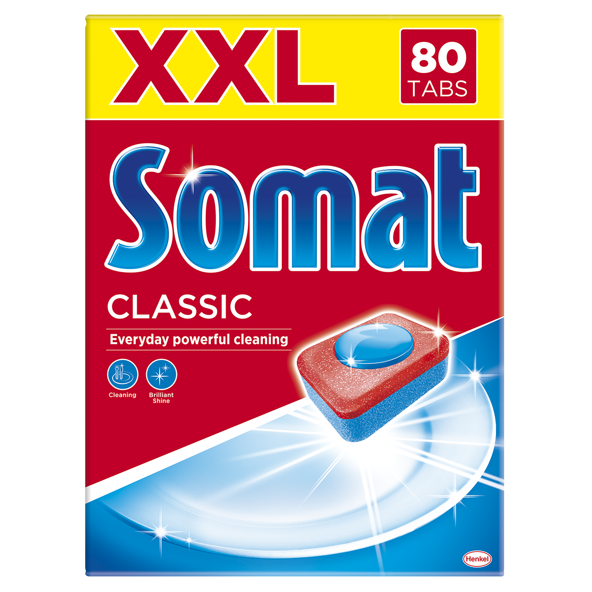 Таблетки для посудомоечных машин Somat Classic, 80 шт. (777476) - фото 1
