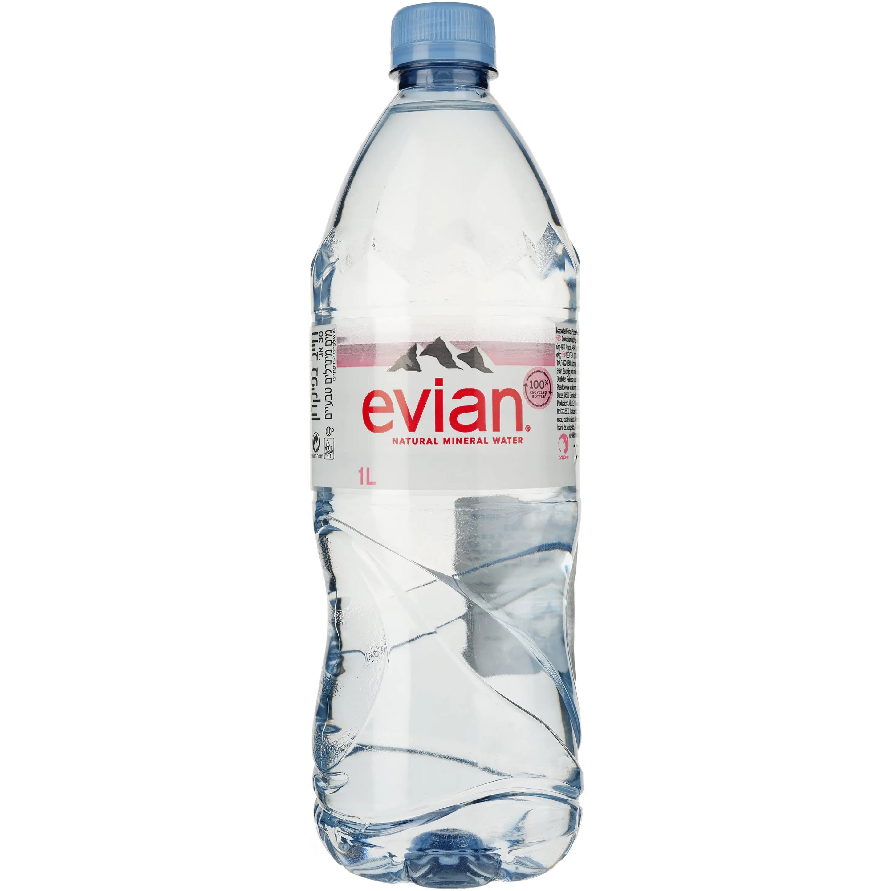 Вода минеральная Evian негазированная 1 л (31792) - фото 1