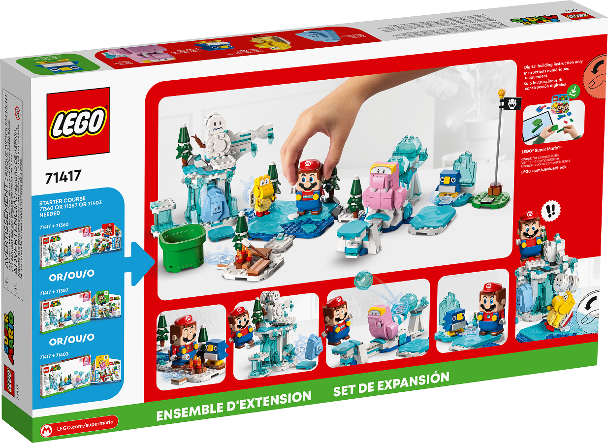 Конструктор LEGO Super Mario Снігова пригода Моржа-Перевертуна, додатковий набір, 567 деталей (71417) - фото 4