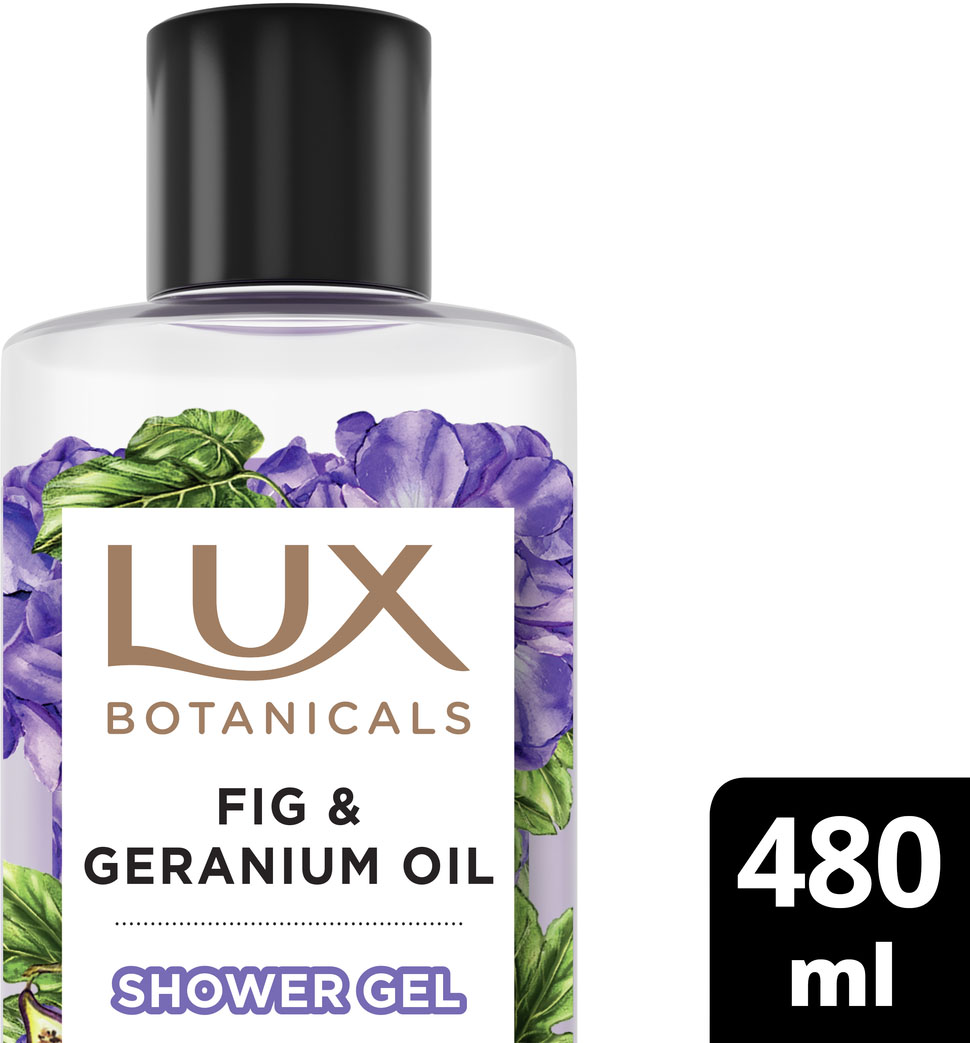 Гель для душу Lux Botanicals Інжир та Олія герані 480 мл - фото 3