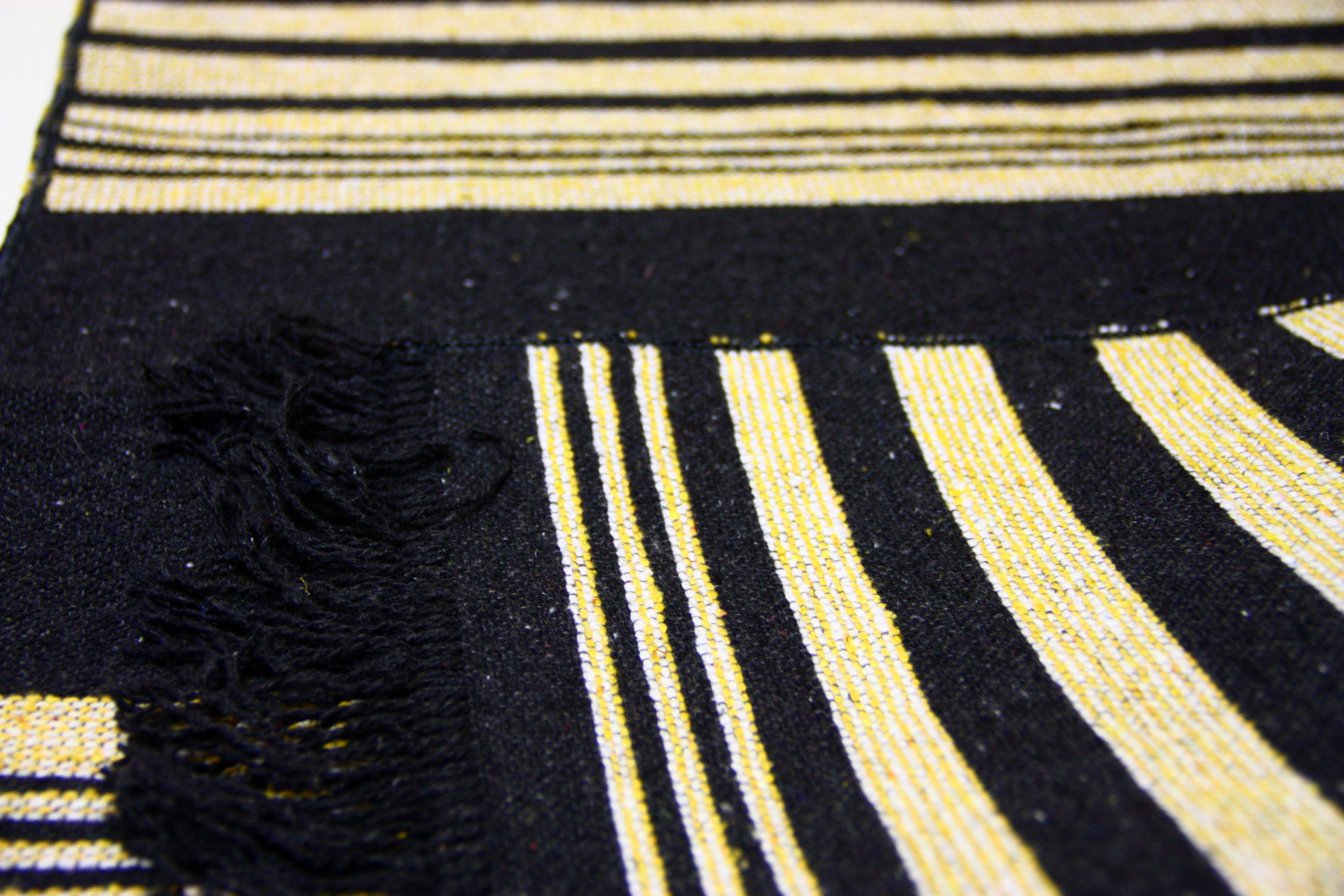 Килим двосторонній IzziHome Lara Siyah Sari Lr02, 180х120 см, чорний з жовтим (2200000554307) - фото 4