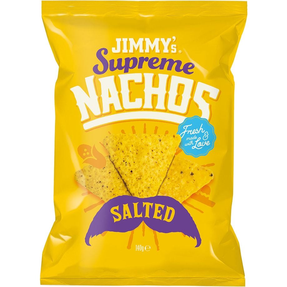 Чипси Jimmy's Supreme Nachos з сіллю 140 г - фото 1