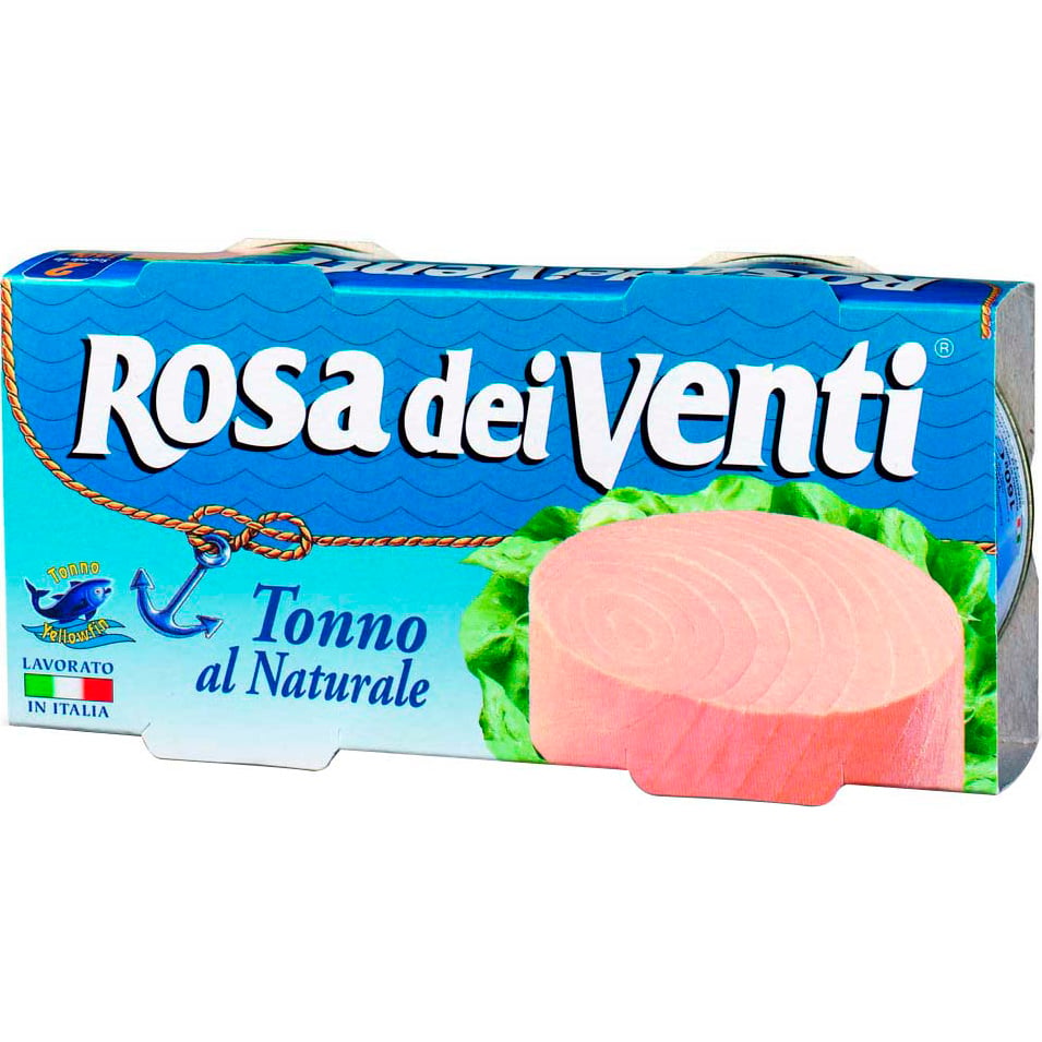 Набір тунця Callipo Rosa dei Venti у розсолі 2 шт. 320 г - фото 1