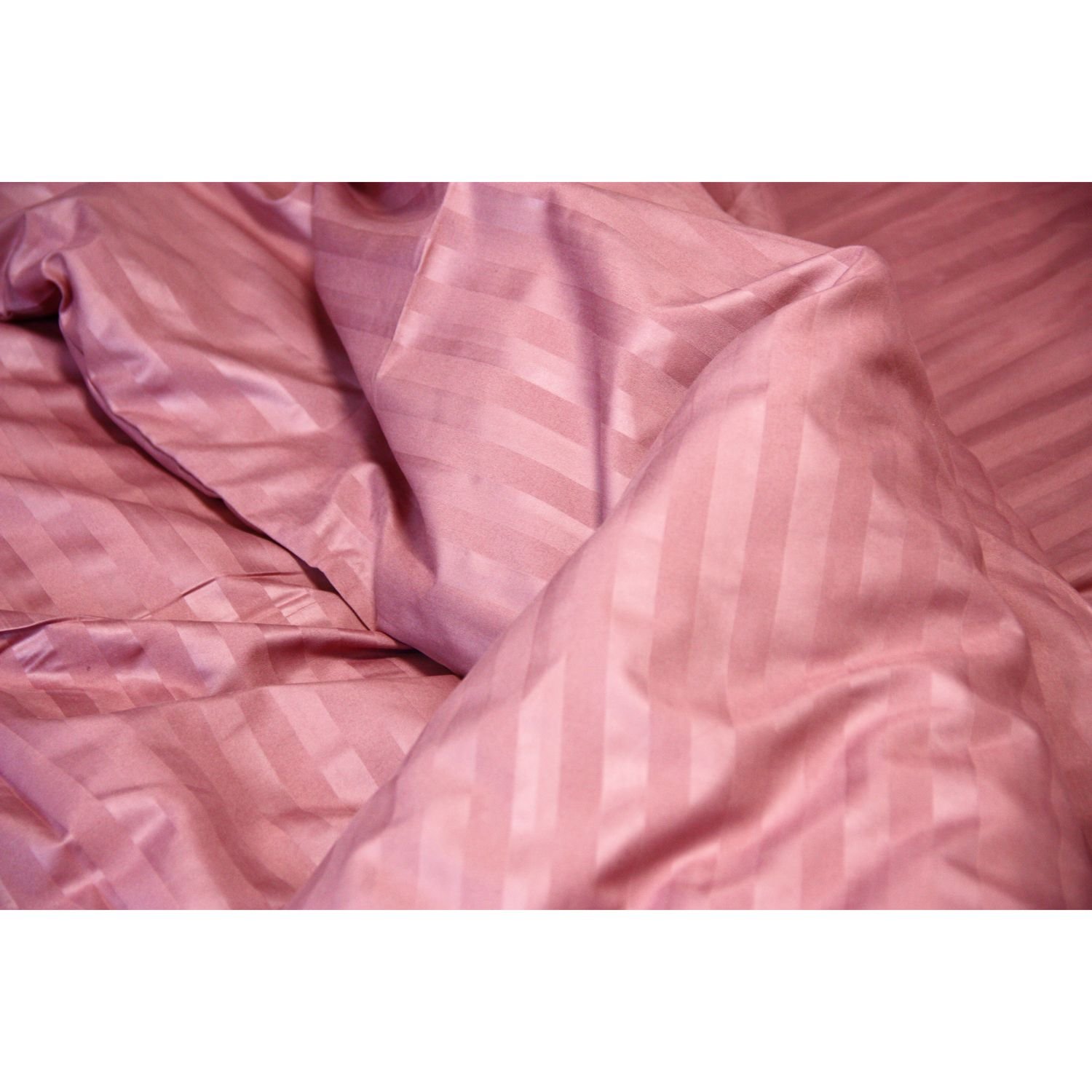 Комплект постельного белья LightHouse Mf Stripe Pudra, полуторный, пудровый (604989) - фото 6