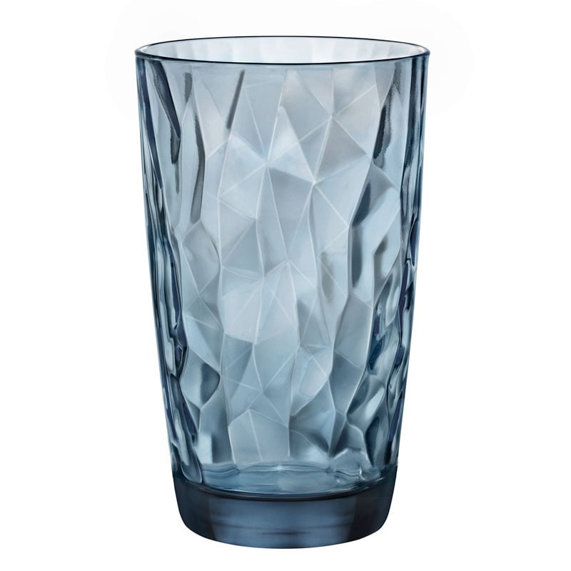 Photos - Glass Bormioli Rocco Склянка  Diamond Ocean Blue, 470 мл  (350260M02321990)