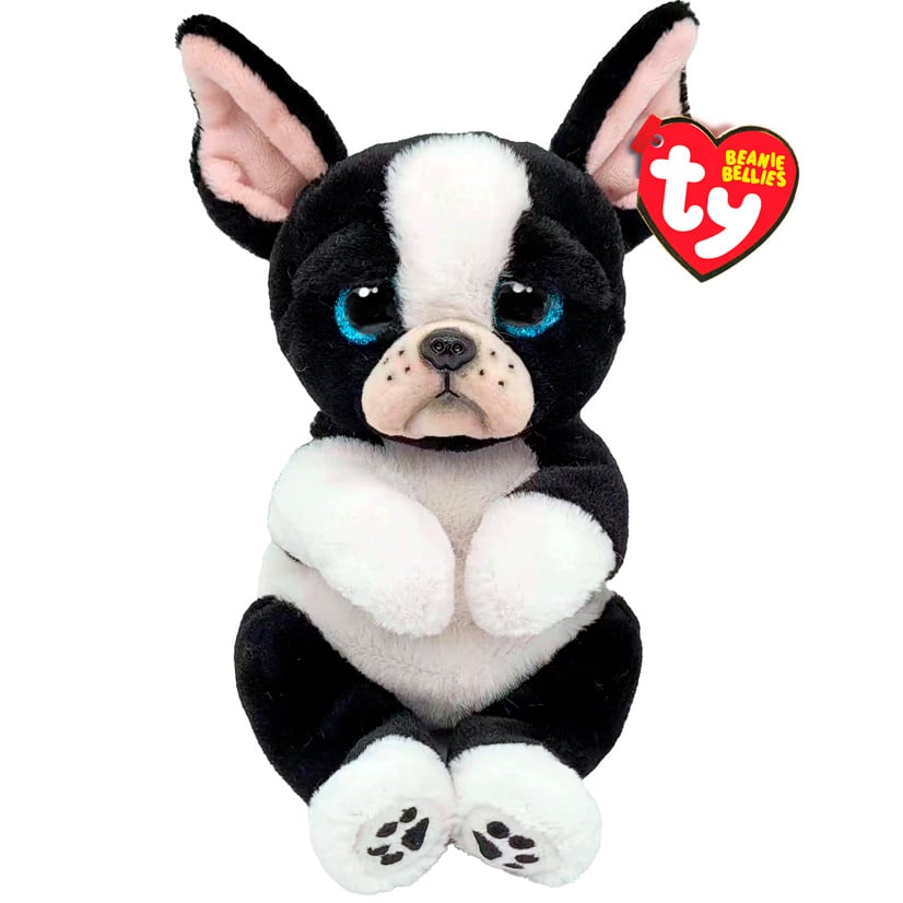 Мягкая игрушка TY Beanie Bellies Черно-белая собачка Tink, 20 см (41054) - фото 1
