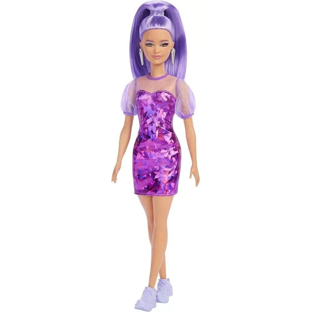 Кукла Barbie Модница в фиолетовых оттенках, 29 см (HBV12) - фото 1
