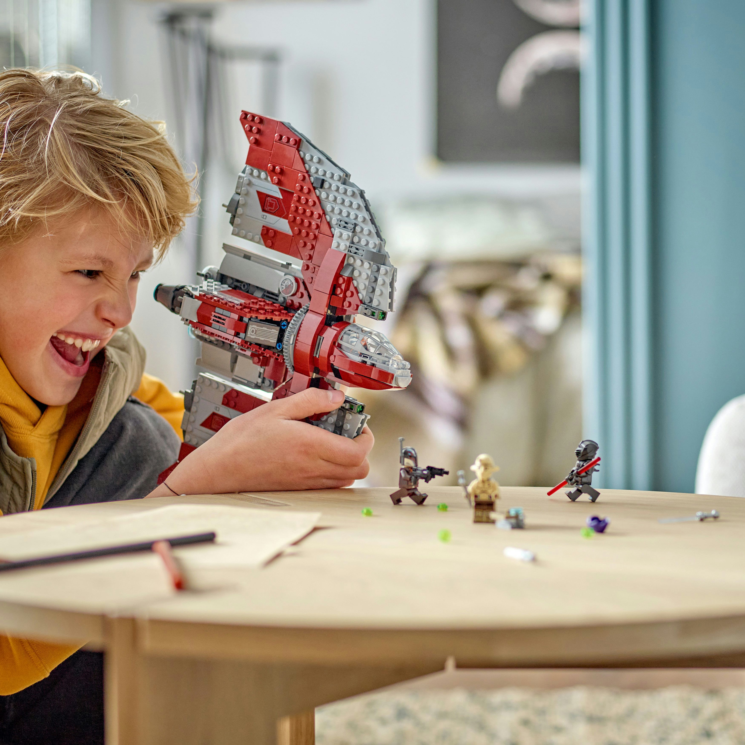 Конструктор LEGO Star Wars Шатл джедаев T-6 Асоки Тано 601 деталь (75362) - фото 3