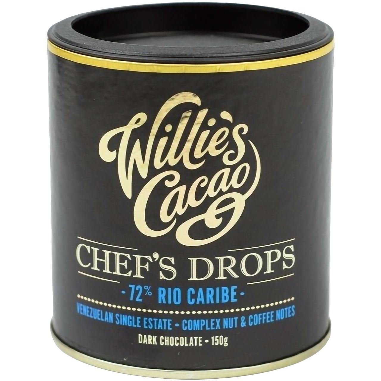 Шоколад чорний Willie's Cacao Rio Caribe краплі 72% 150 г - фото 1