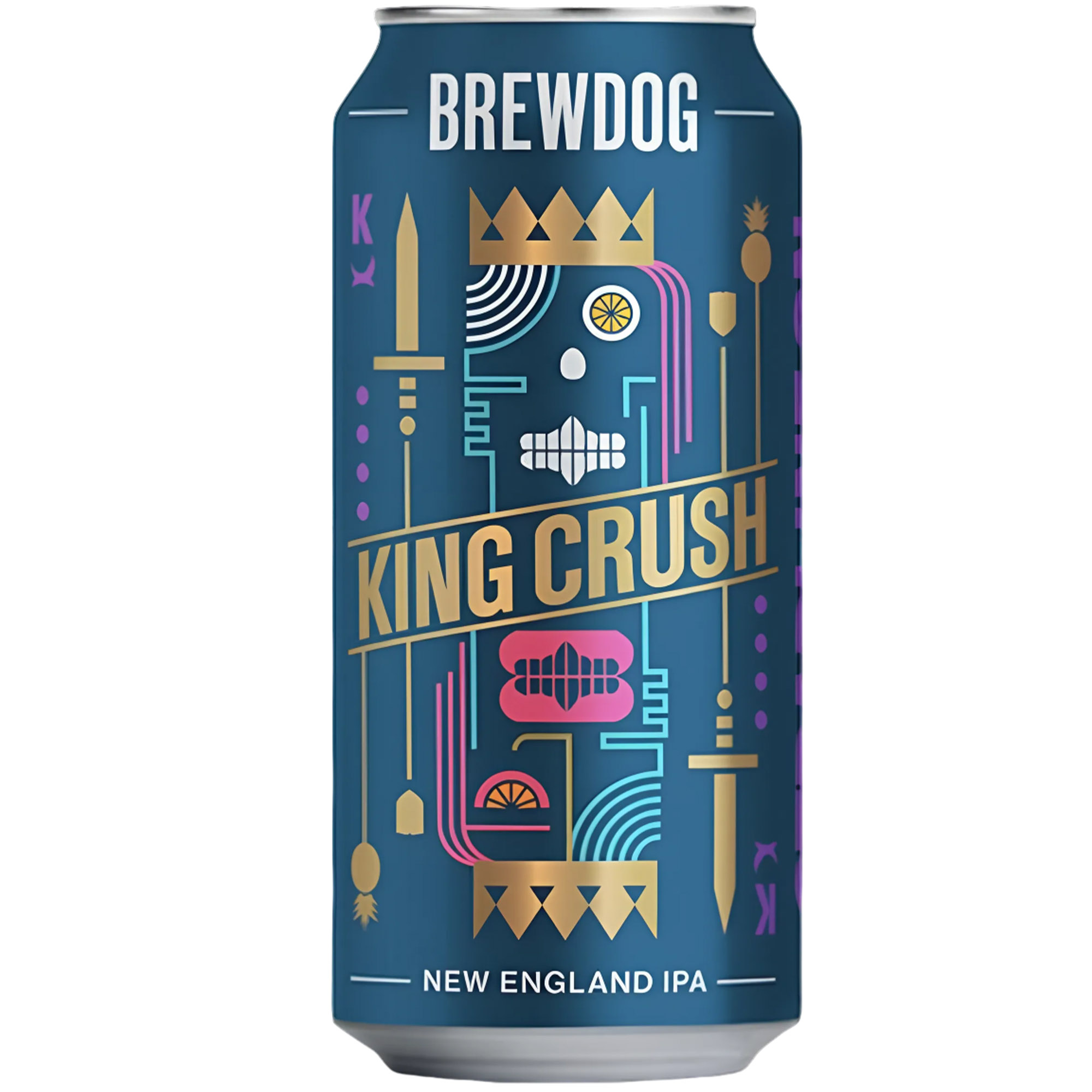 Пиво BrewDog King Crush светлое 8.4% 0.44 л ж/б - фото 1