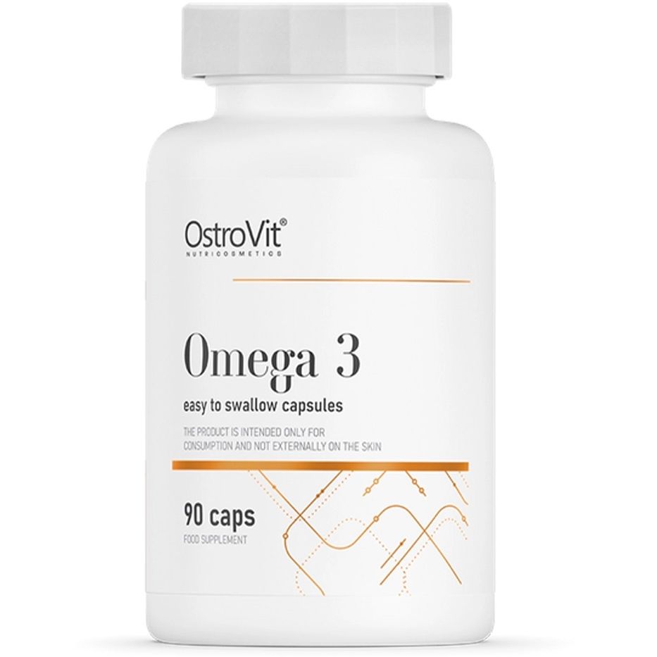 Жирні кислоти OstroVit Omega 3 Easy to Swallow 90 капсул - фото 1