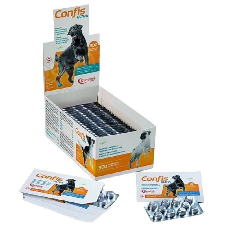Харчова добавка Candioli Confis Ultra для підтримки суглобів у собак, 10 таблеток - фото 1