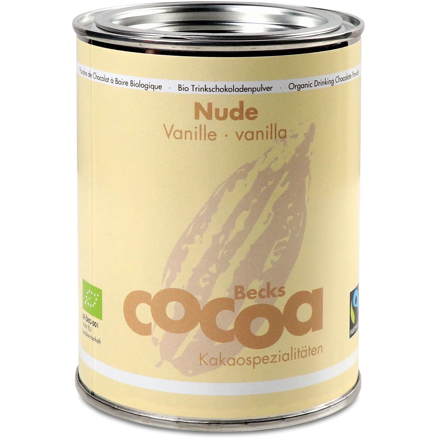 Какао-порошок Becks Cocoa Nude Vanilla органический 250 г - фото 1