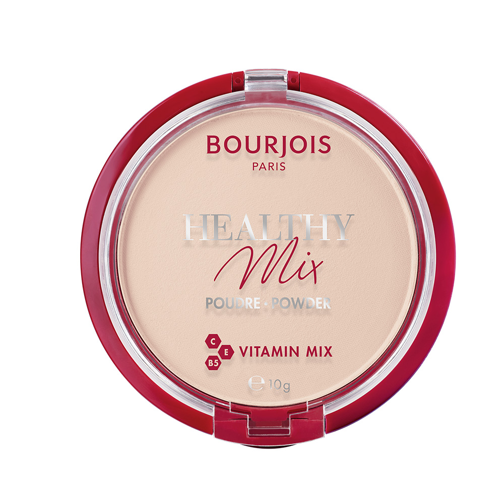 Компактная пудра Bourjois Healthy Mix, витаминная, тон 01 (Porcelain), 10 г (8000019185726) - фото 1