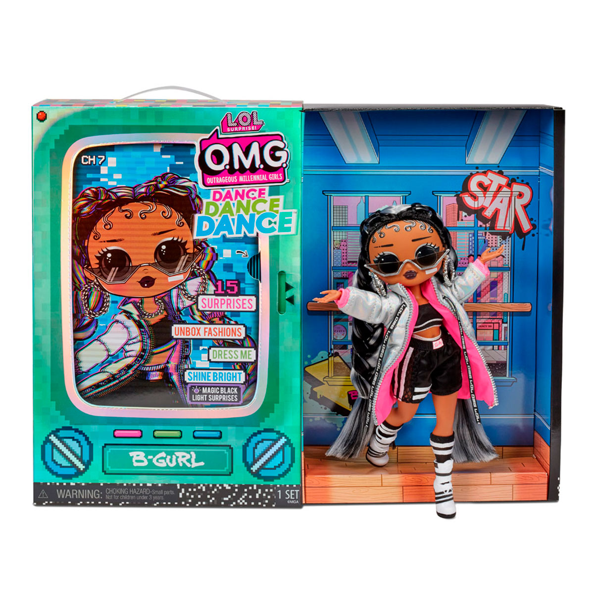 Ігровий набір з лялькою L.O.L. Surprise OMG Dance Брейк-данс Леді (117858) - фото 10