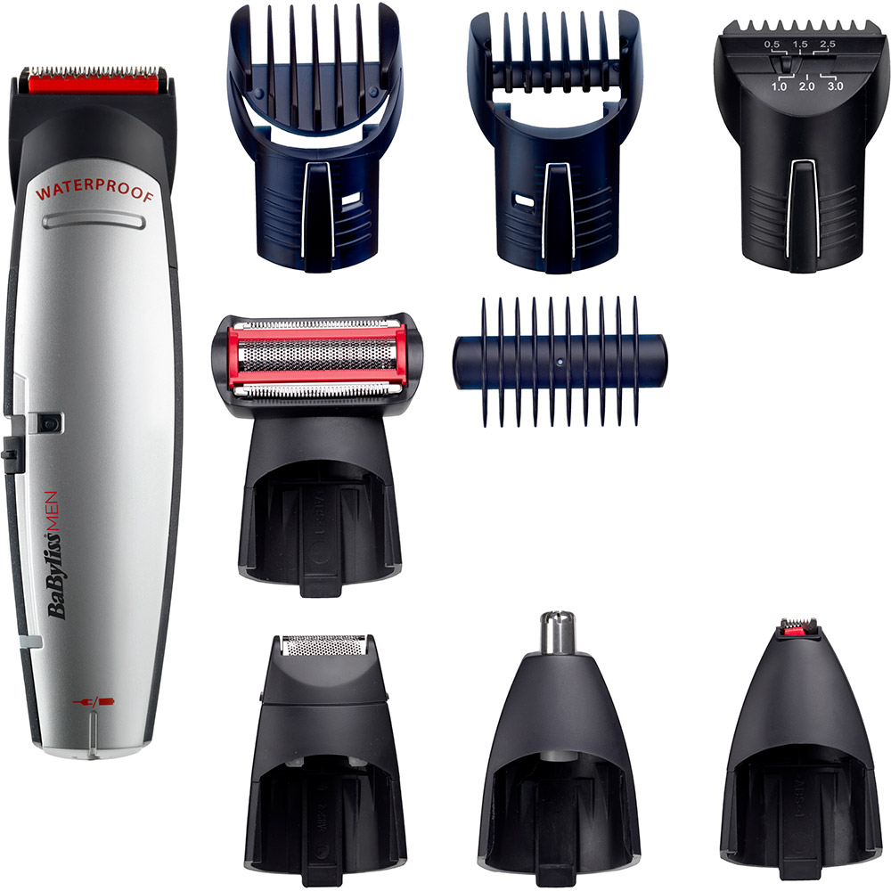 Набір для стрижки Babyliss Waterproof E837E сріблястий - фото 2