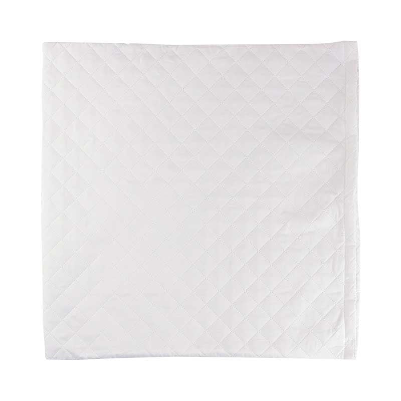 Чохол на подушку Руно Ромб на блискавці, стьобаний мікрофайбер, 70х70 см, білий (384.52У_ромб) - фото 2