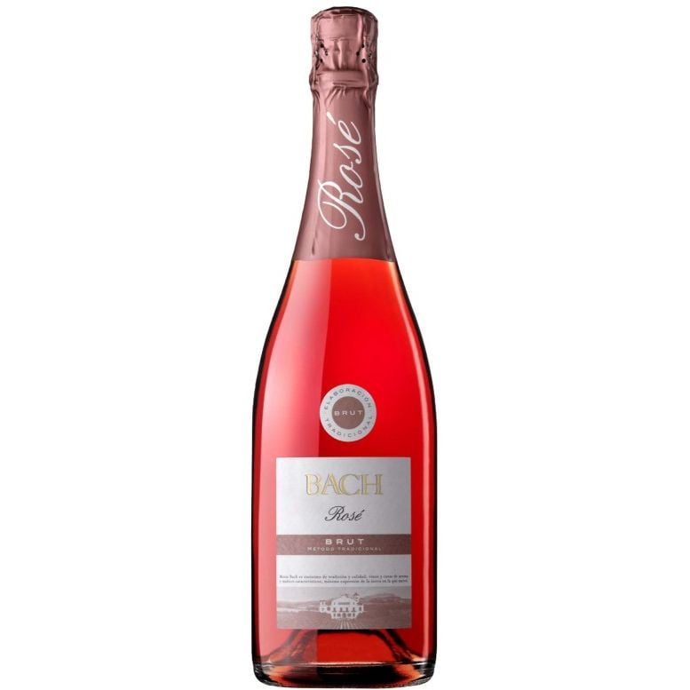 Вино игристое Bach Cava Extrisimo Rose Brut, розовое, брют, 0,75 л - фото 1