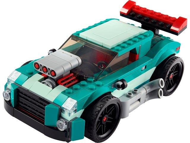 Конструктор LEGO Creator Гоночный автомобиль 3 в 1, 258 деталей (31127) - фото 3
