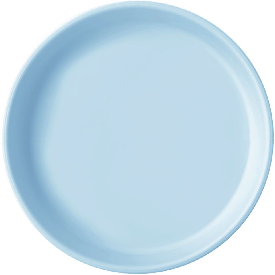 Тарелка силиконовая MinikOiOi Basics Mineral Blue (101050103) - фото 1